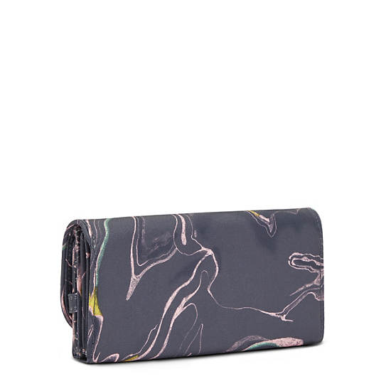 Kipling Money Land Printed Snap Wallet Pung Grå | DK 2182MQ